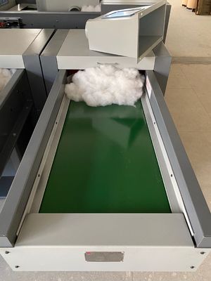 Cotone di Sofa Fiber Carding Machine For che carda Grey Color Green Belt